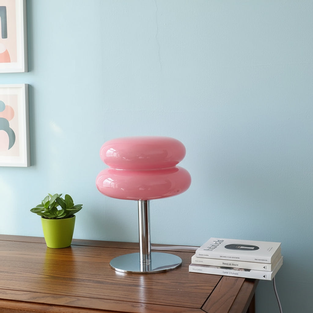 Macron glazen tafellamp