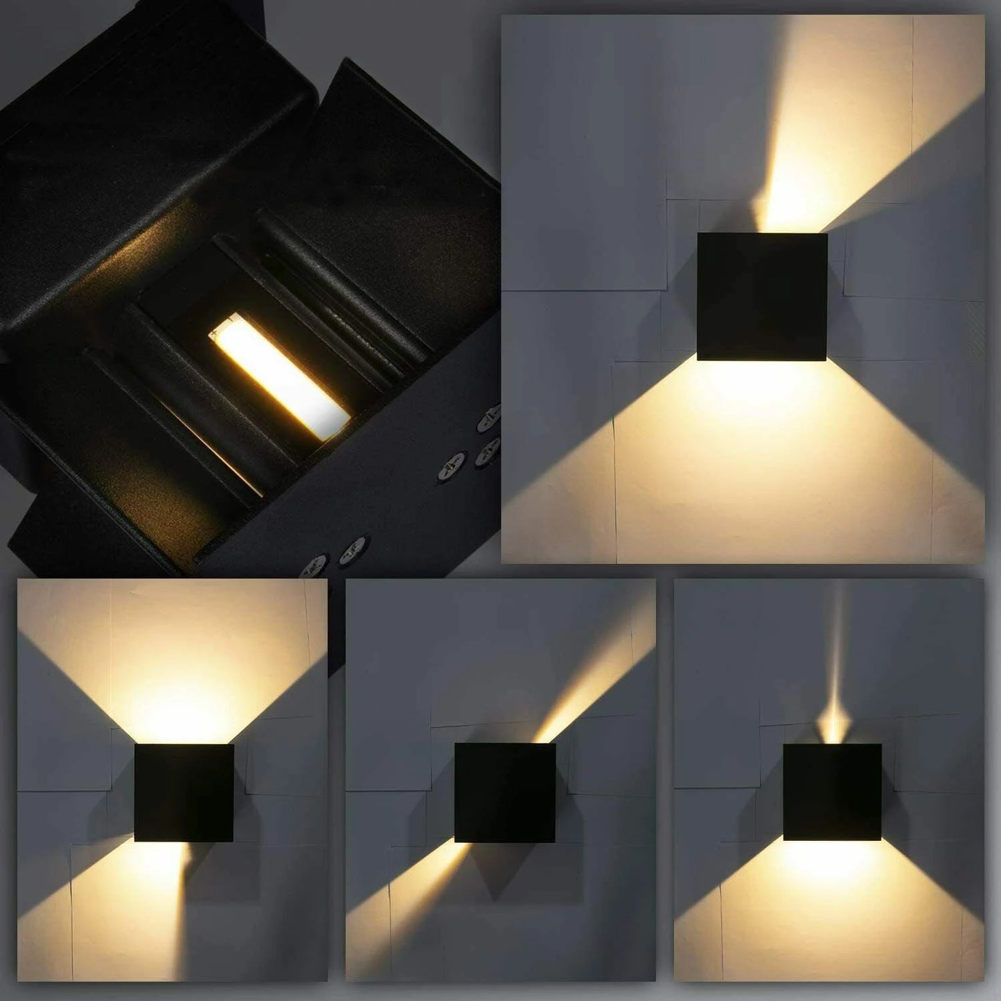 Moderne LED Muurlampen - set van 4 stuks