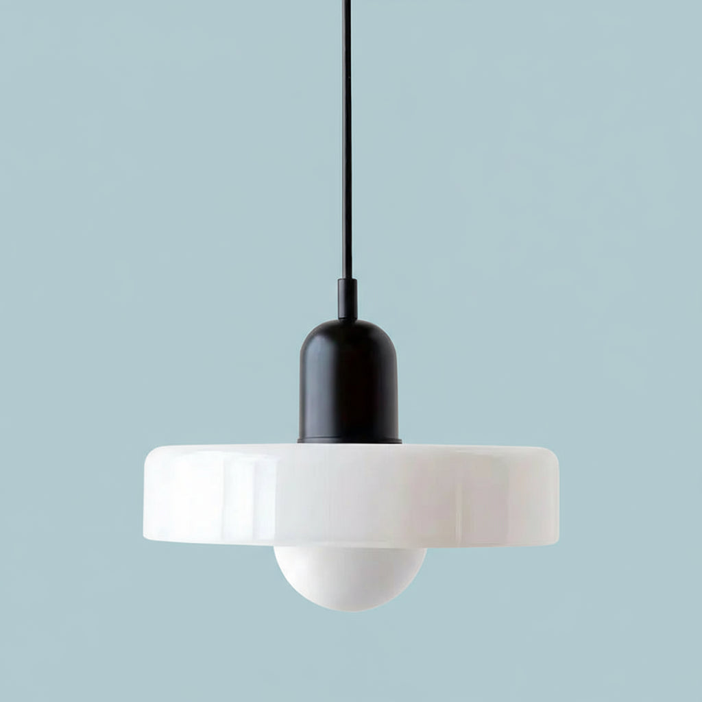 Kleurrijke glazen hanglamp