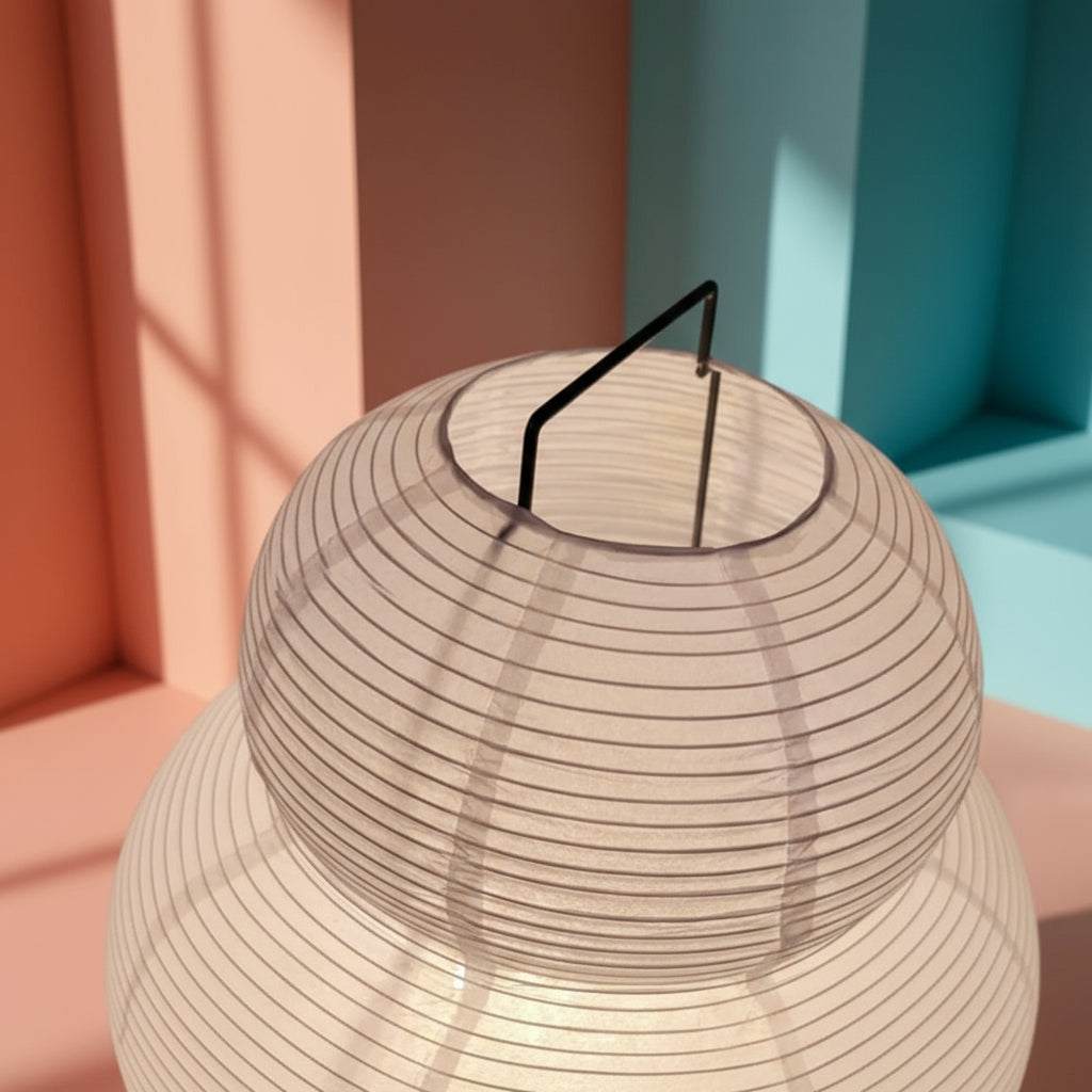 Japanse rijstpapier tafellamp