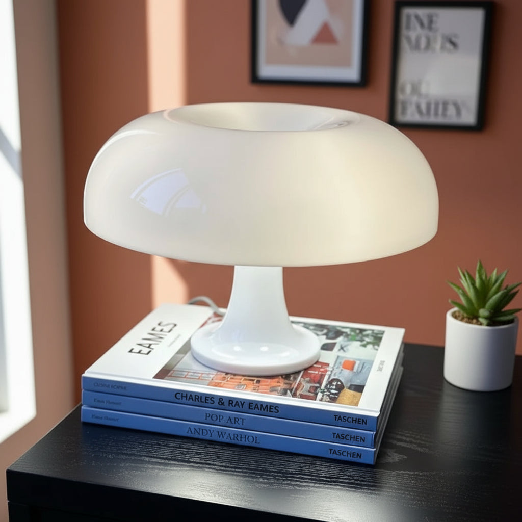 Minimalistische mushroom tafellamp