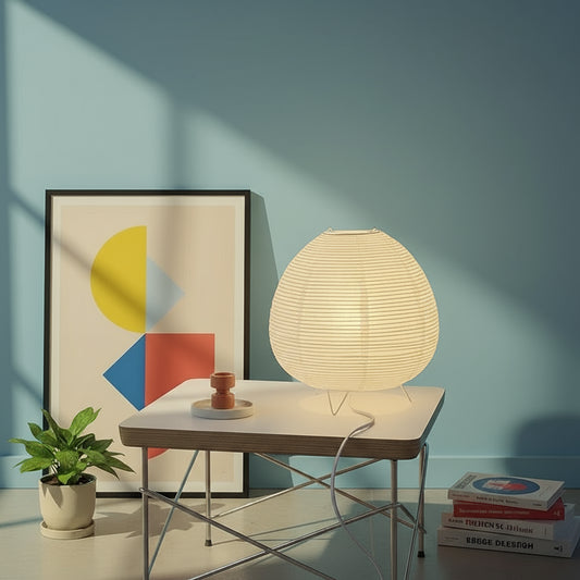 Japanse lantaarn tafellamp