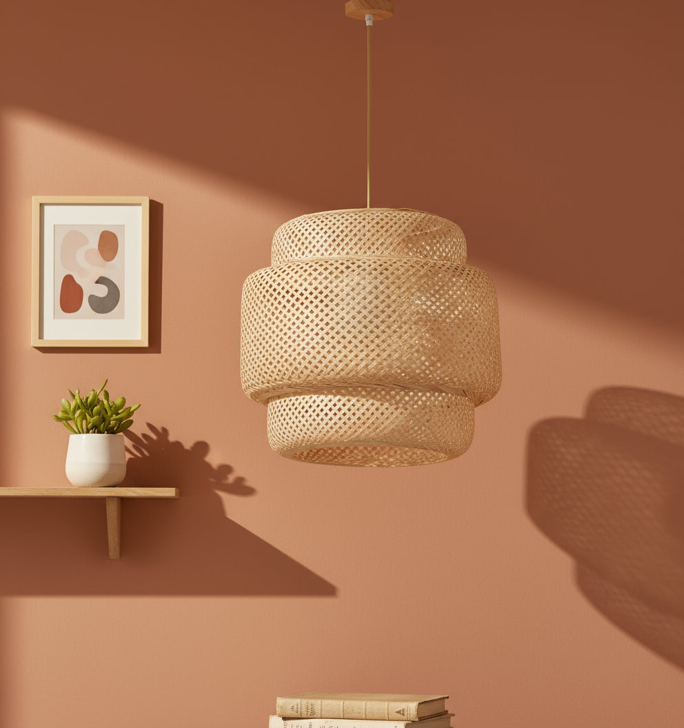 Bamboe lantaarn hanglamp