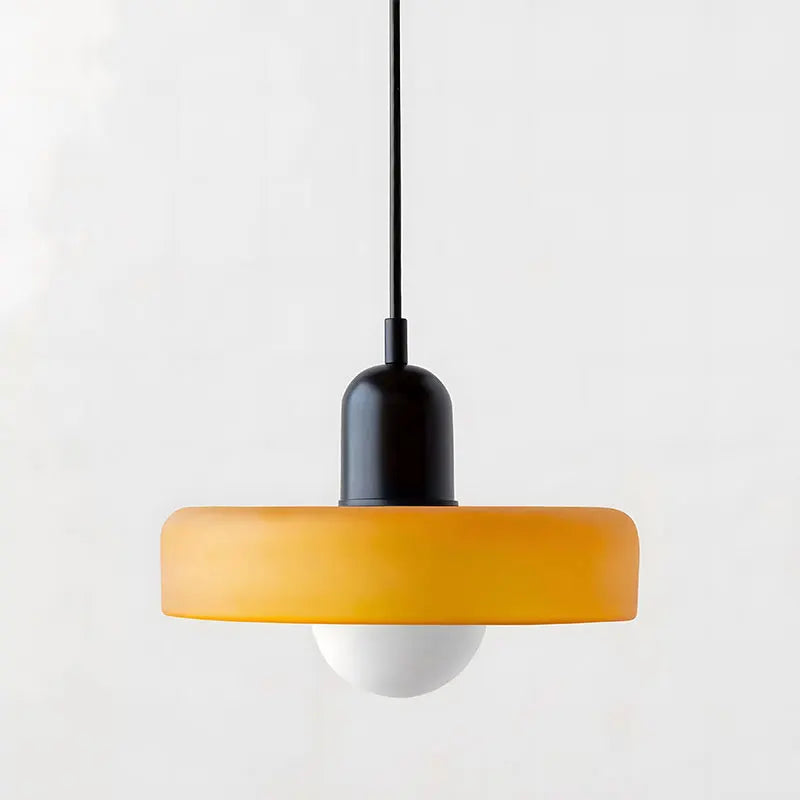 Kleurrijke glazen hanglamp