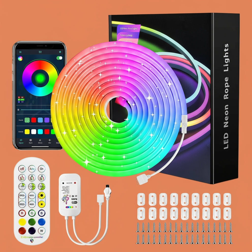 LED Neon snoer – Slimme RGB lichtstrip
