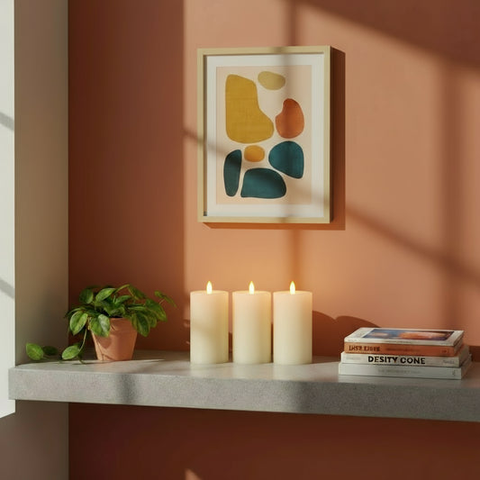 Oplaadbare LED-theelichtjes met afstandsbediening – set van 6 stuks