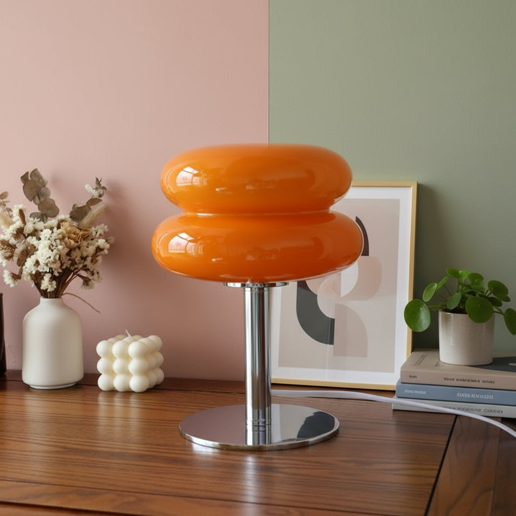 Macron glazen tafellamp