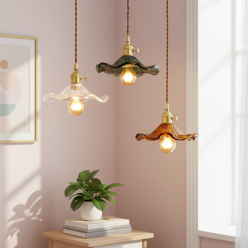 Nordic glazen hanglamp