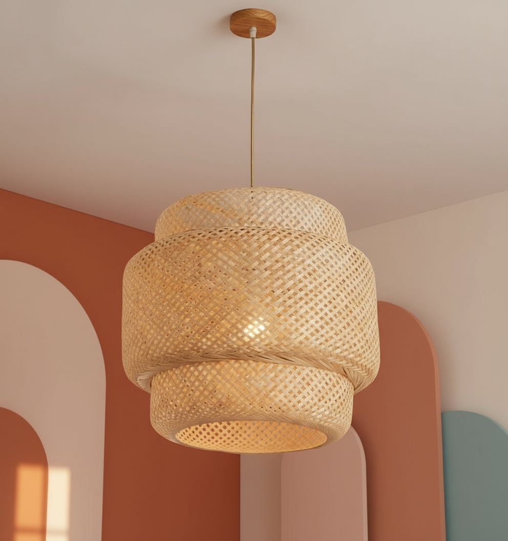 Bamboe lantaarn hanglamp