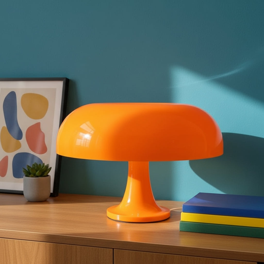 Minimalistische mushroom tafellamp