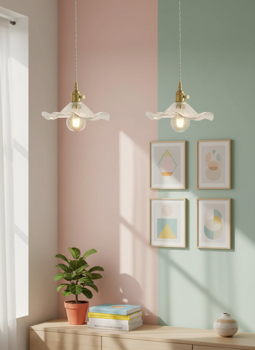 Nordic glazen hanglamp