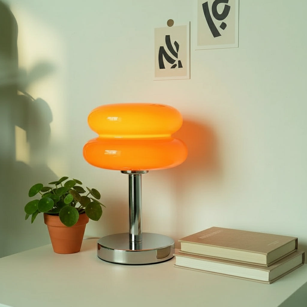 Macron glazen tafellamp