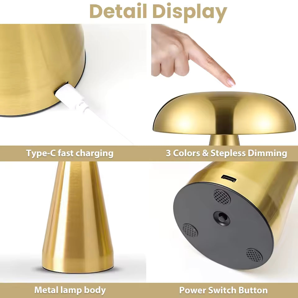 LED Mushroom tafellamp